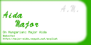 aida major business card